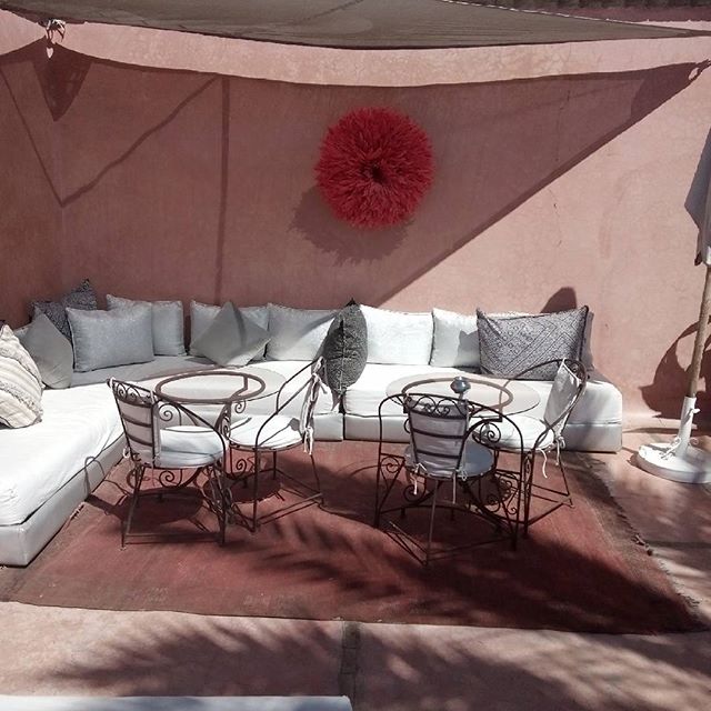 Raid Zamzam sunny terrace. #riadmarrakech #guesthousemarrakech #hotelmarrakech #terracehouse  #holiday #holidaymarrakech