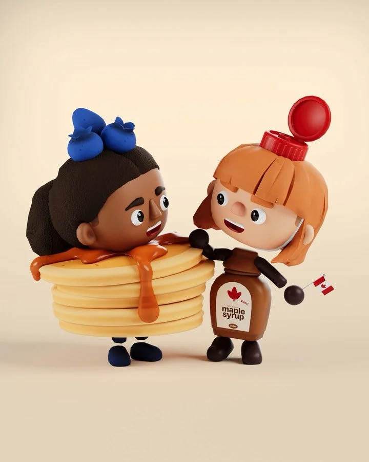 Happy Pancake Day to all who celebrate!!! 🥞 Here are two more of the costumes we designed for Rocky Road&rsquo;s mobile app over the last few years &ndash; designing the couple&rsquo;s / best friends&rsquo; matching costumes was one of our favourite