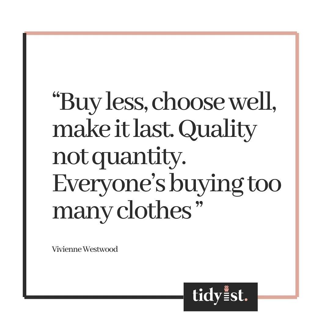 It&rsquo;s not just about decluttering&mdash;it&rsquo;s about conscious consumption.
The fastest way to a cluttered wardrobe (and a cluttered mind) is constantly buying without intention.
Start choosing quality over quantity.  Buy less, love what you