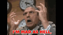 I'm Mad as Hell - and I'm Not Going to Take It Anymore