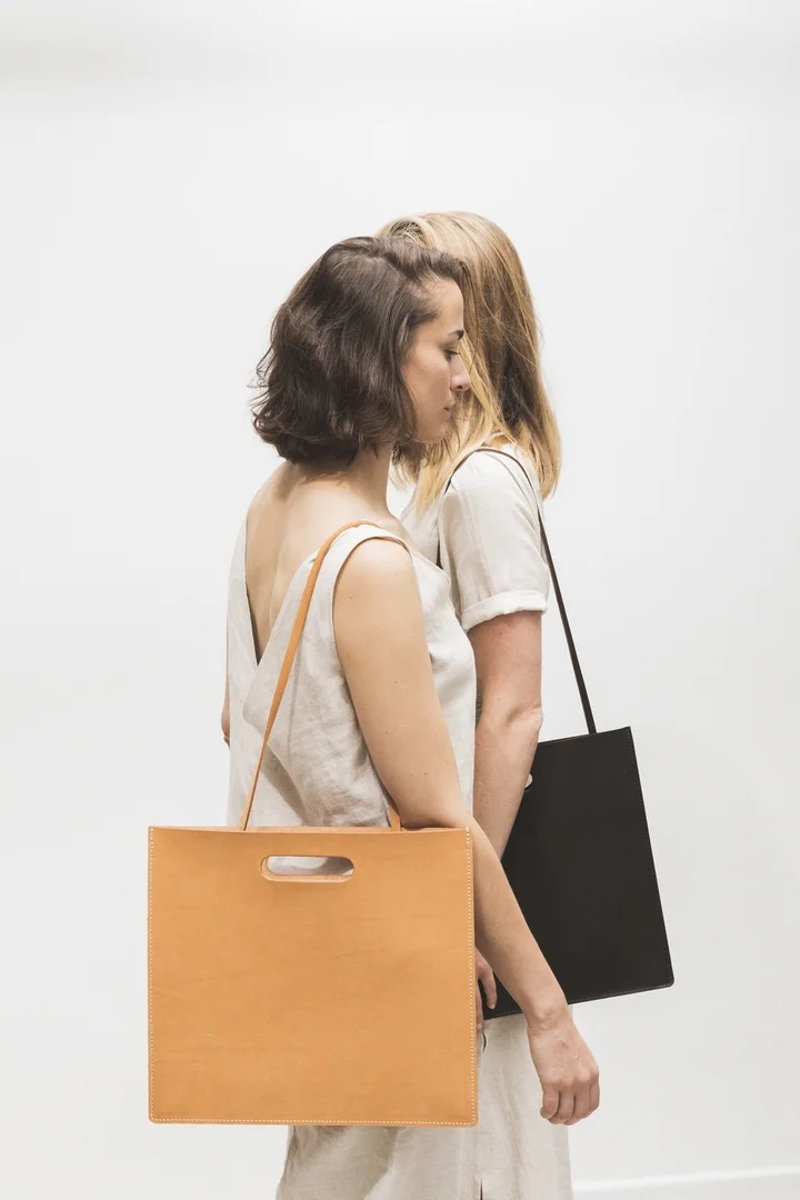 LEIT HELD handbag slim nude