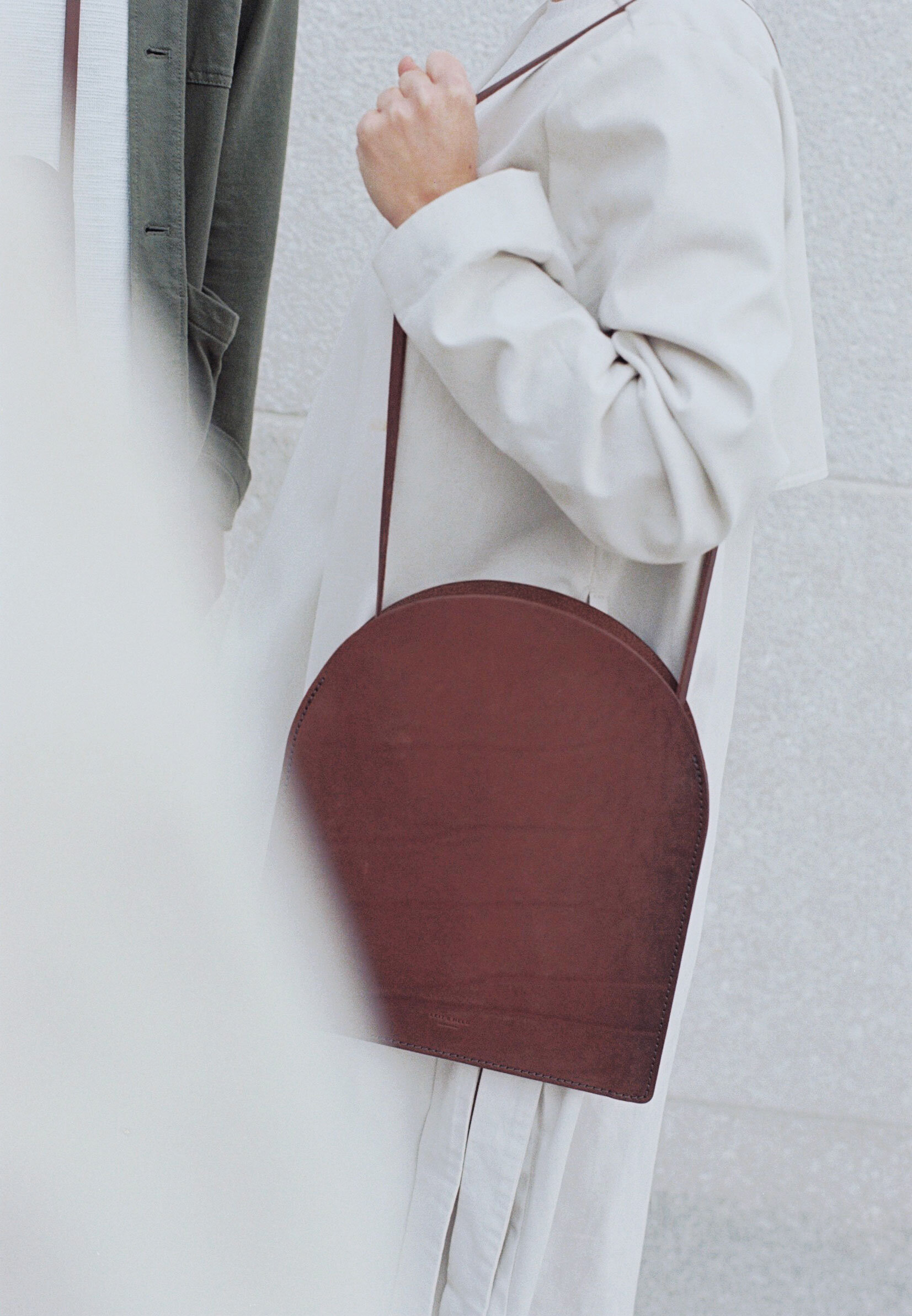 ARC - sustainable ethically leather hand bag