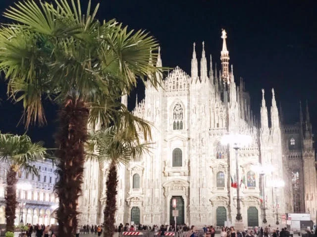 The Duomo at night - I would definitely see it during the day and at night!