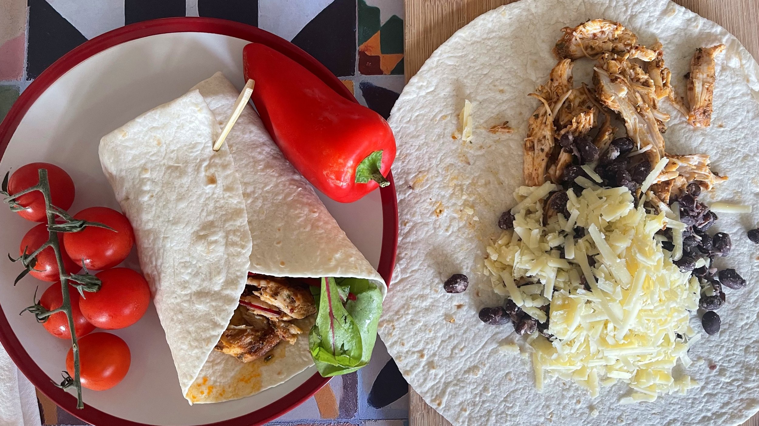 Mexican spicy chicken wrap — Bit Spicy