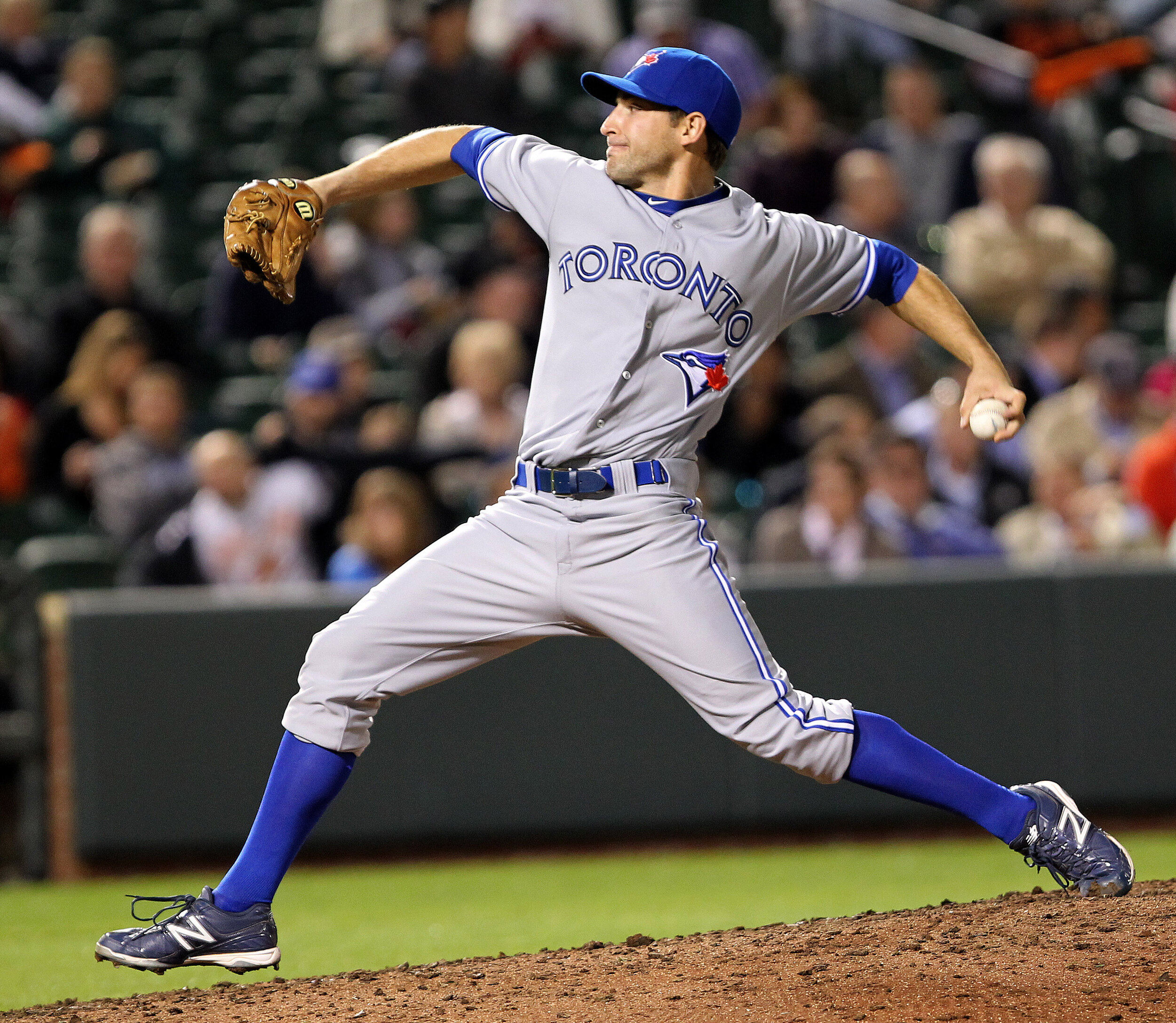 Evan as a pitcher with the Toronto Blue Jays in 2012