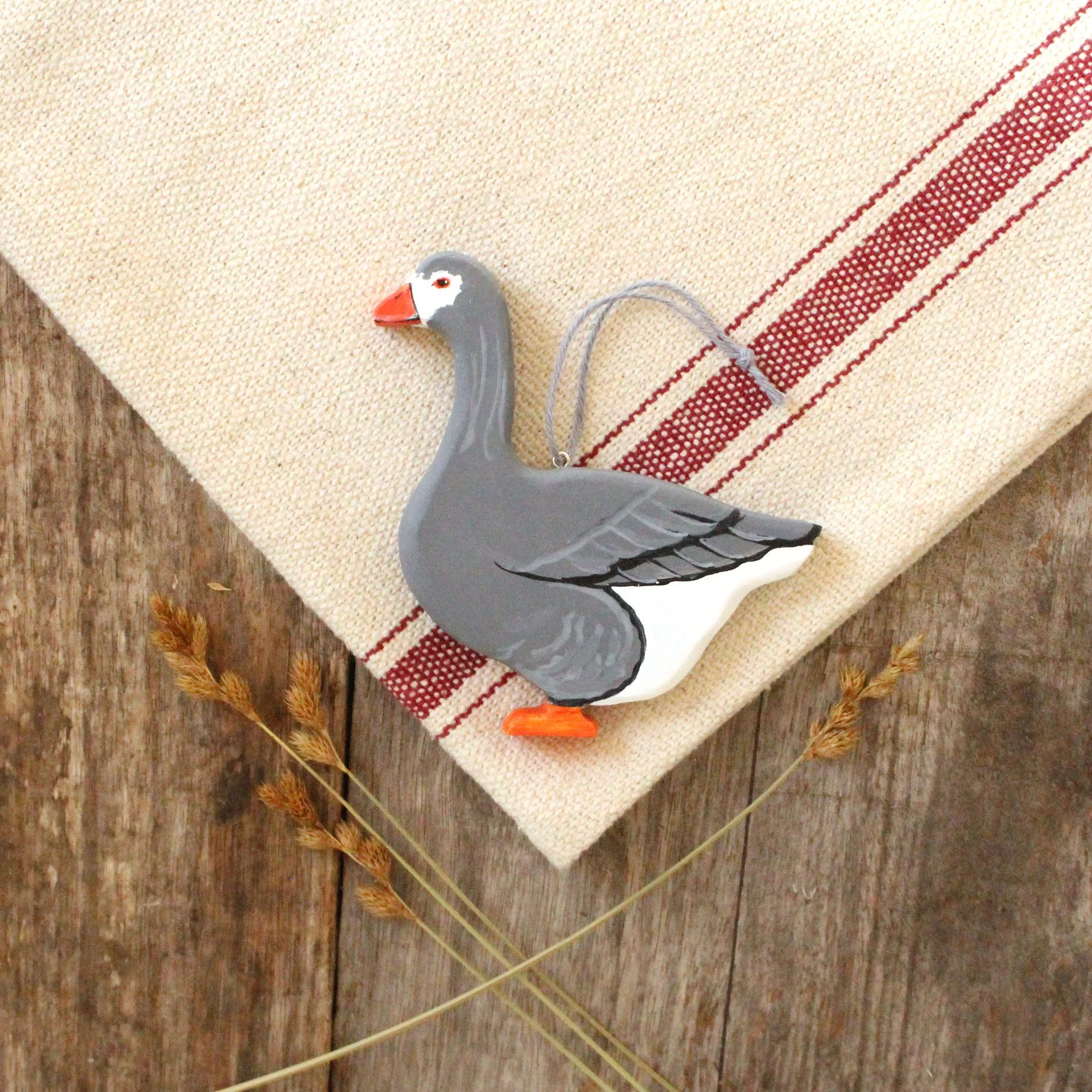 Pilgrim Goose Ornament