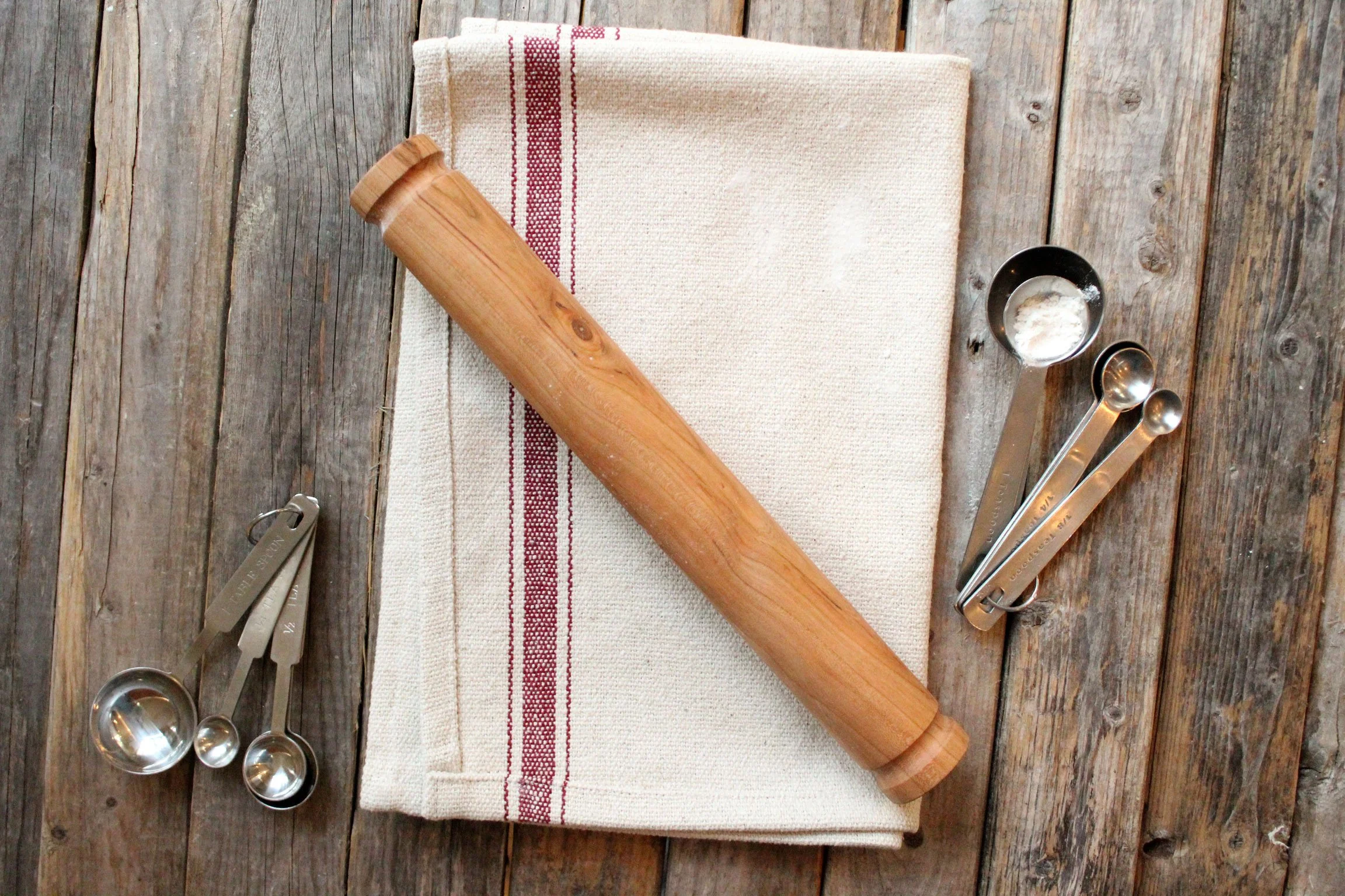 Tortilla Rolling Pin in Cherry Made to Order — nest handmade