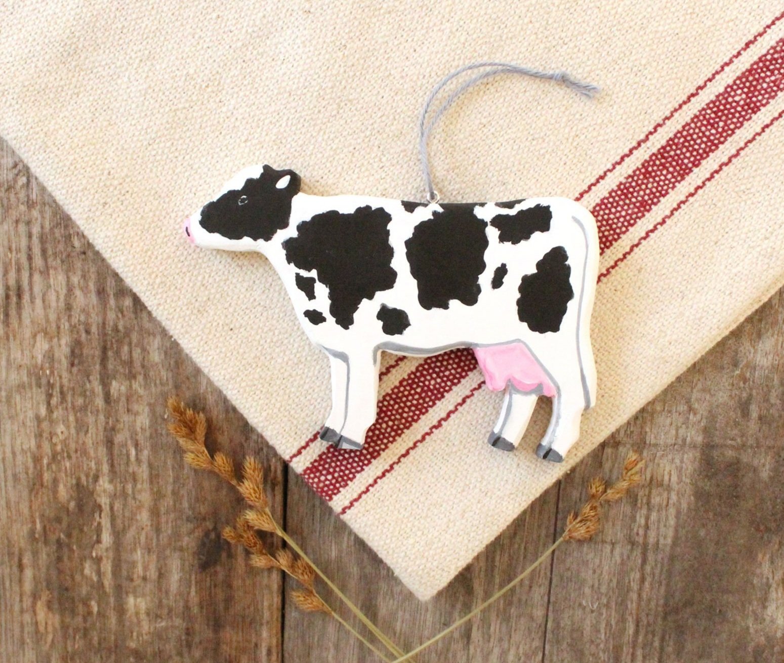 Holstein Cow Ornament