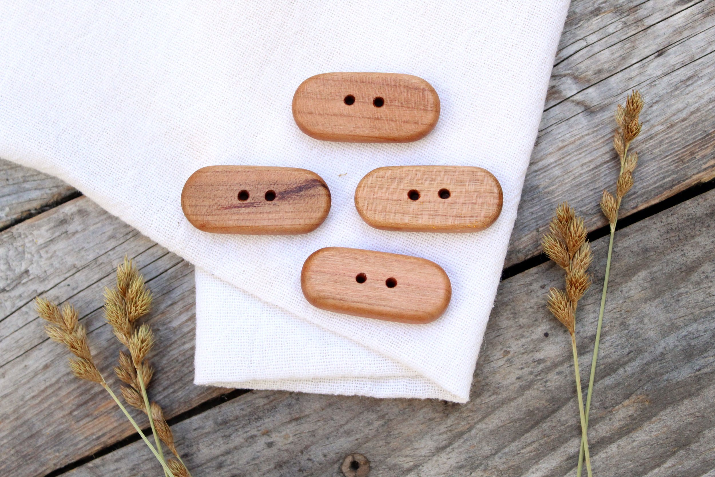 Wooden Buttons — Lynch Family Farm & Craft