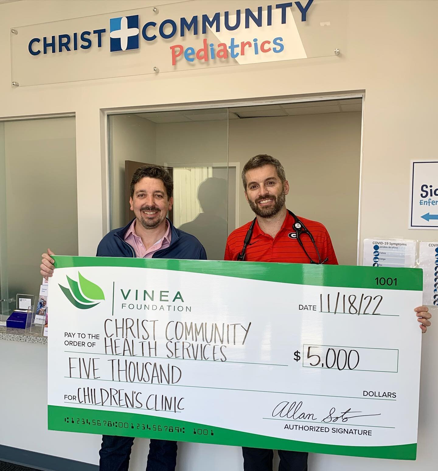 Christ Community Health Services Augusta&rsquo;s mission it to proclaim Jesus Christ as Lord and to demonstrate His love by providing affordable quality health care to the underserved. 

During our fall 2022 grant window, they requested $5,000 to buy