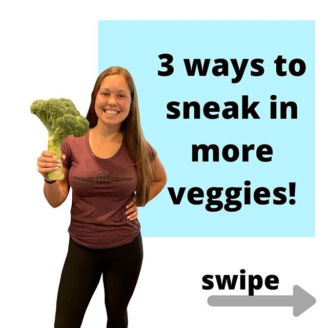 Do you hate veggies?
.
Do you feel like it&rsquo;s impossible to get the recommended 3-5+ cups per day?
.
Here are 3 ways my clients love to add veggies into their days (and they are super simple!).
.
.
.
#easyweightlosstips #nutritionforwomen #mywei