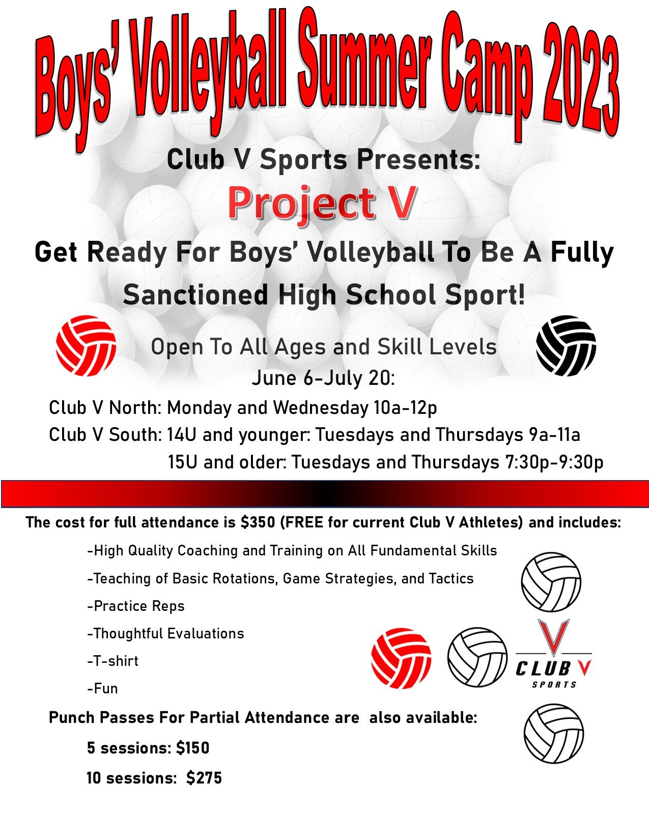 Club V Boys Volleyball — Club V Sports