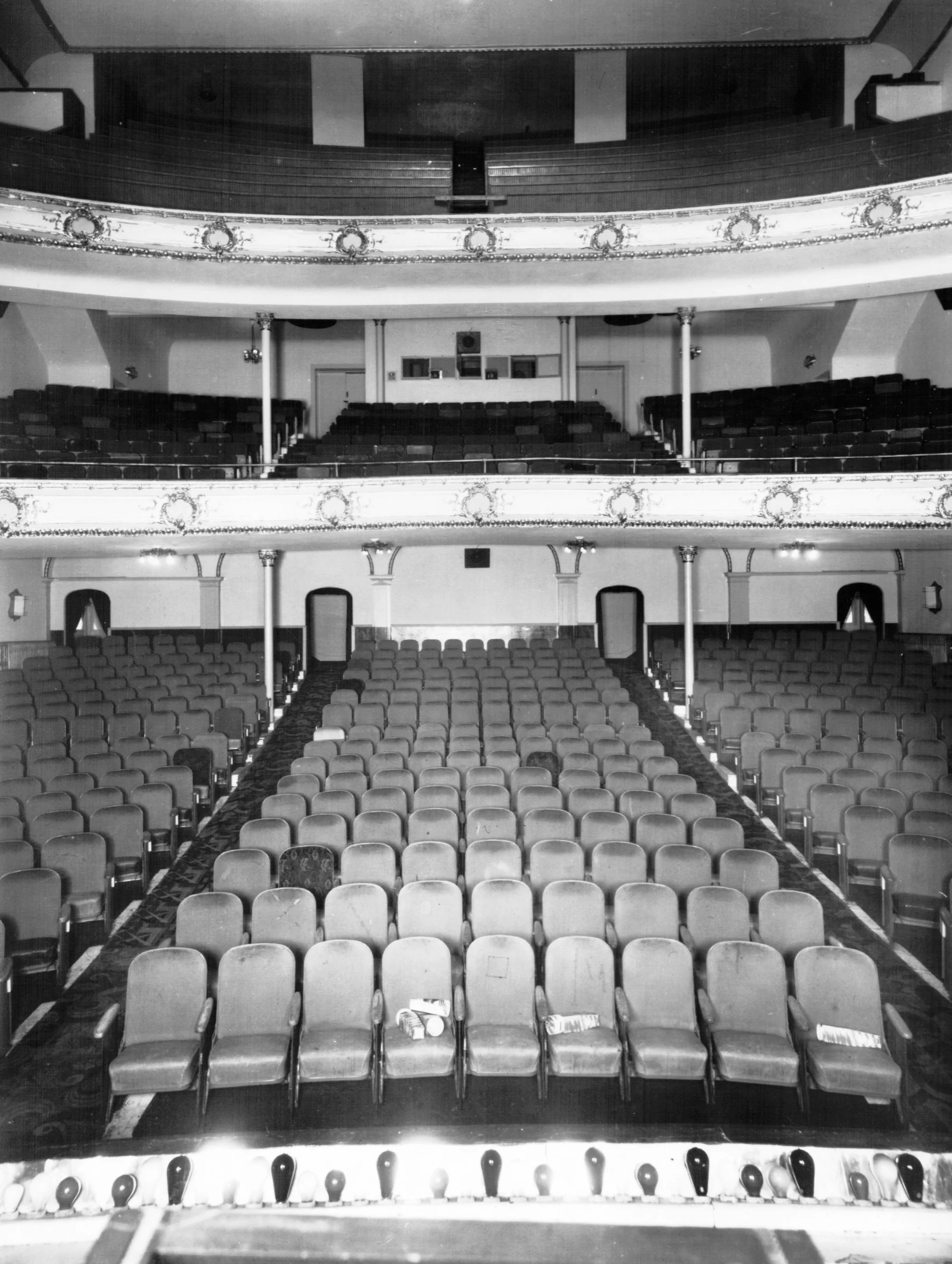 1964 view of auditorium from stage.