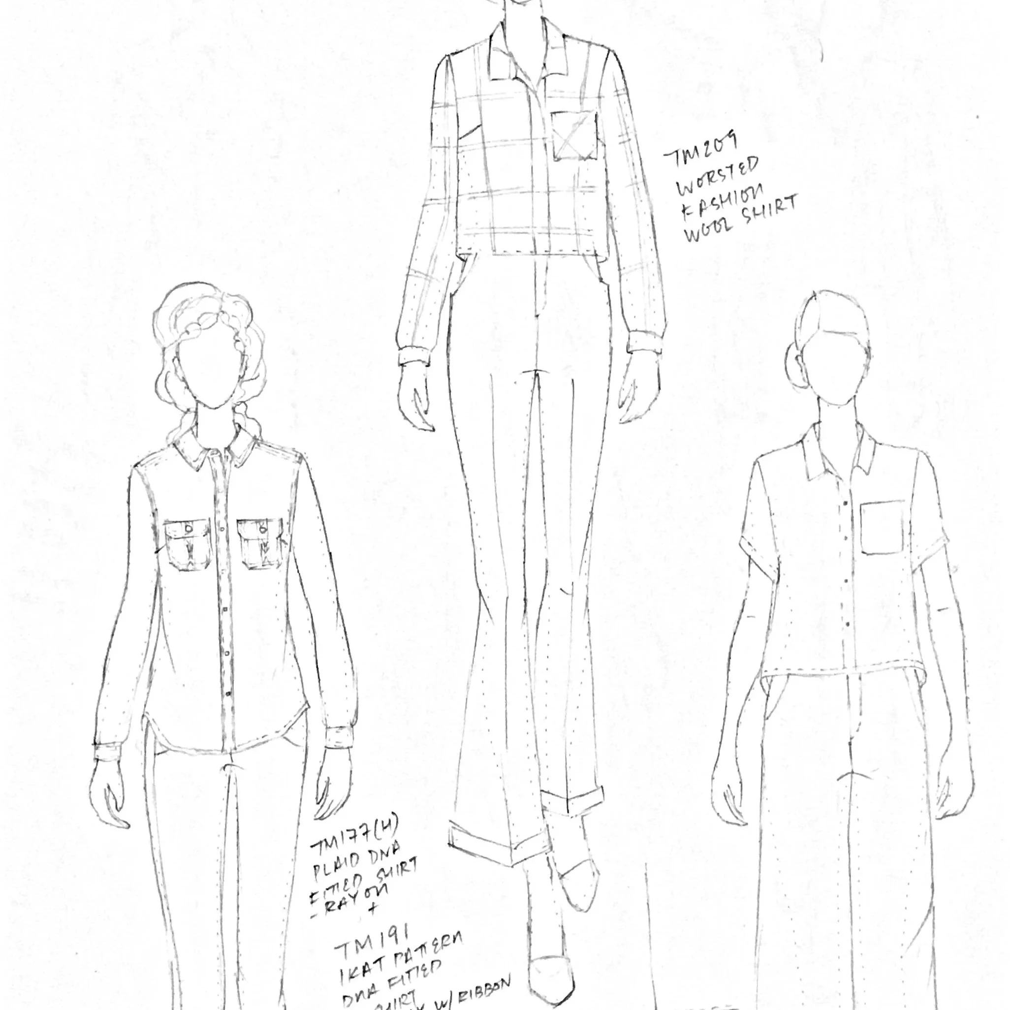Concept Sketches for Pendleton, SP18