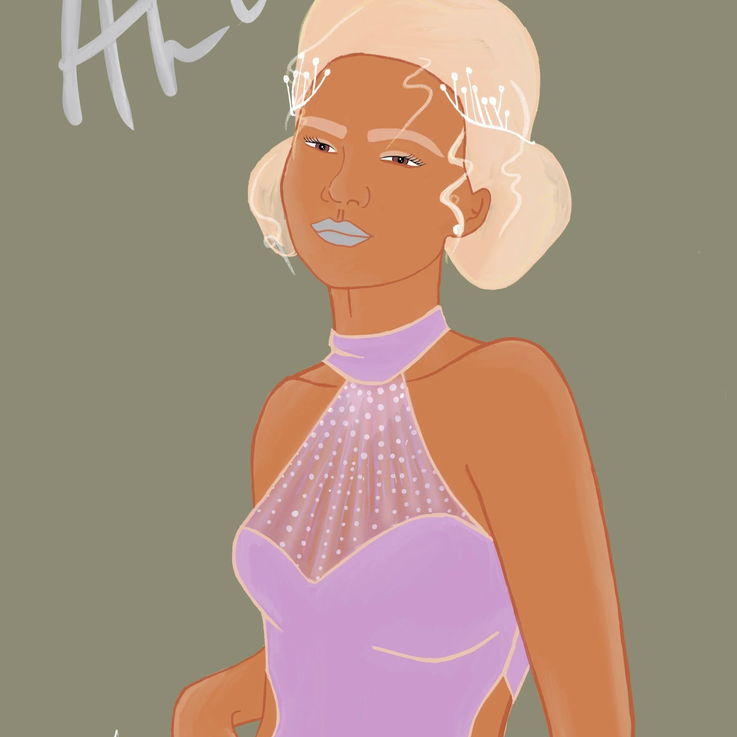 Fashion Illustration for L’Avenir, Procreate