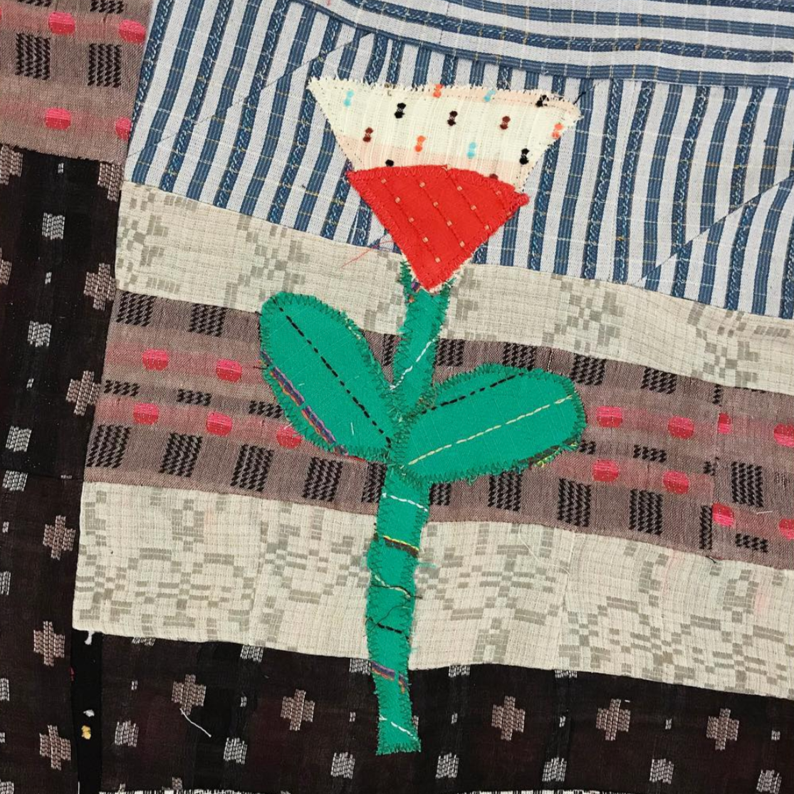 Sewing with Reclaimed fabrics. Photo by @aceand jigcommunityquilt