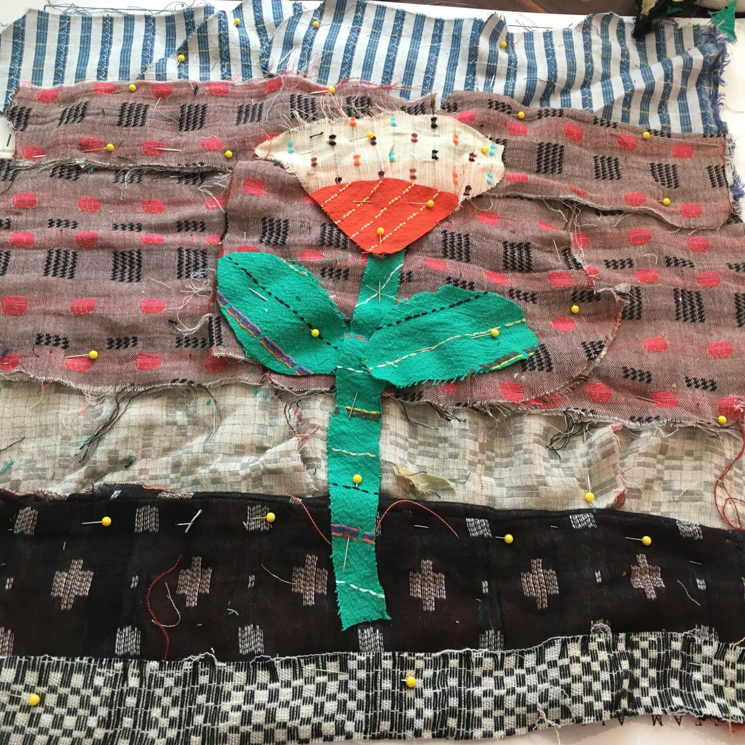 Sewing with reclaimed fabrics 