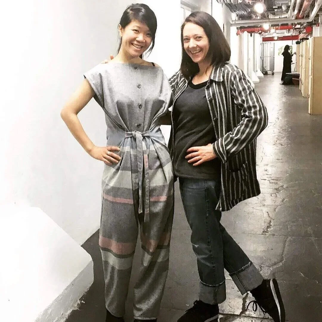 Wearing finished Tuta with Ophir El-Boher
