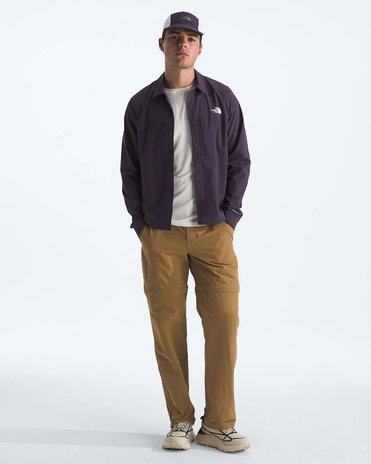 F26 Men’s Basin Convertible Pants, Utility Brown