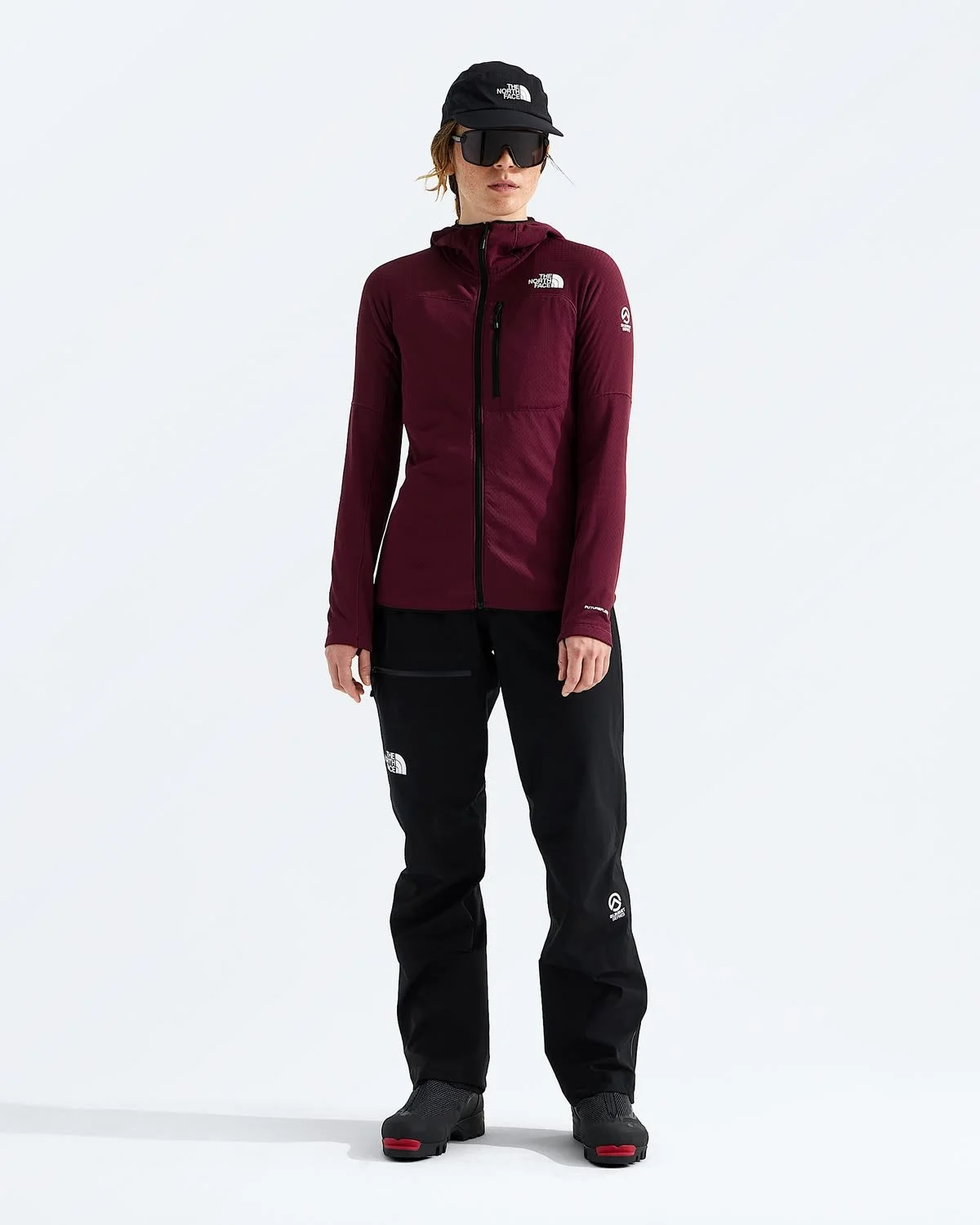 F27 Women’s Summit Series FUTUREFLEECE™ Full-Zip Hoodie, Burgundy Crush