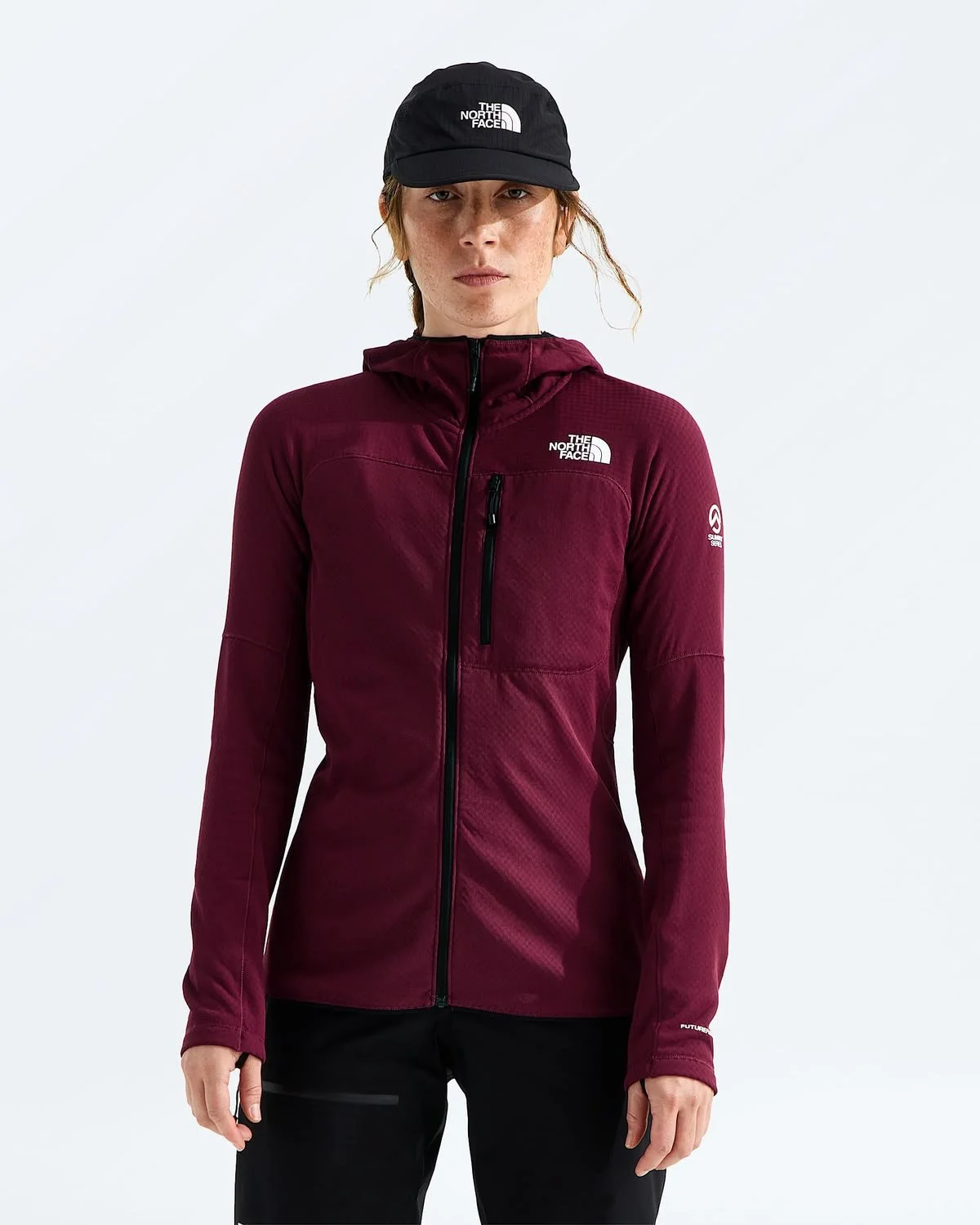 F27 Women’s Summit Series FUTUREFLEECE™ Full-Zip Hoodie, Burgundy Crush