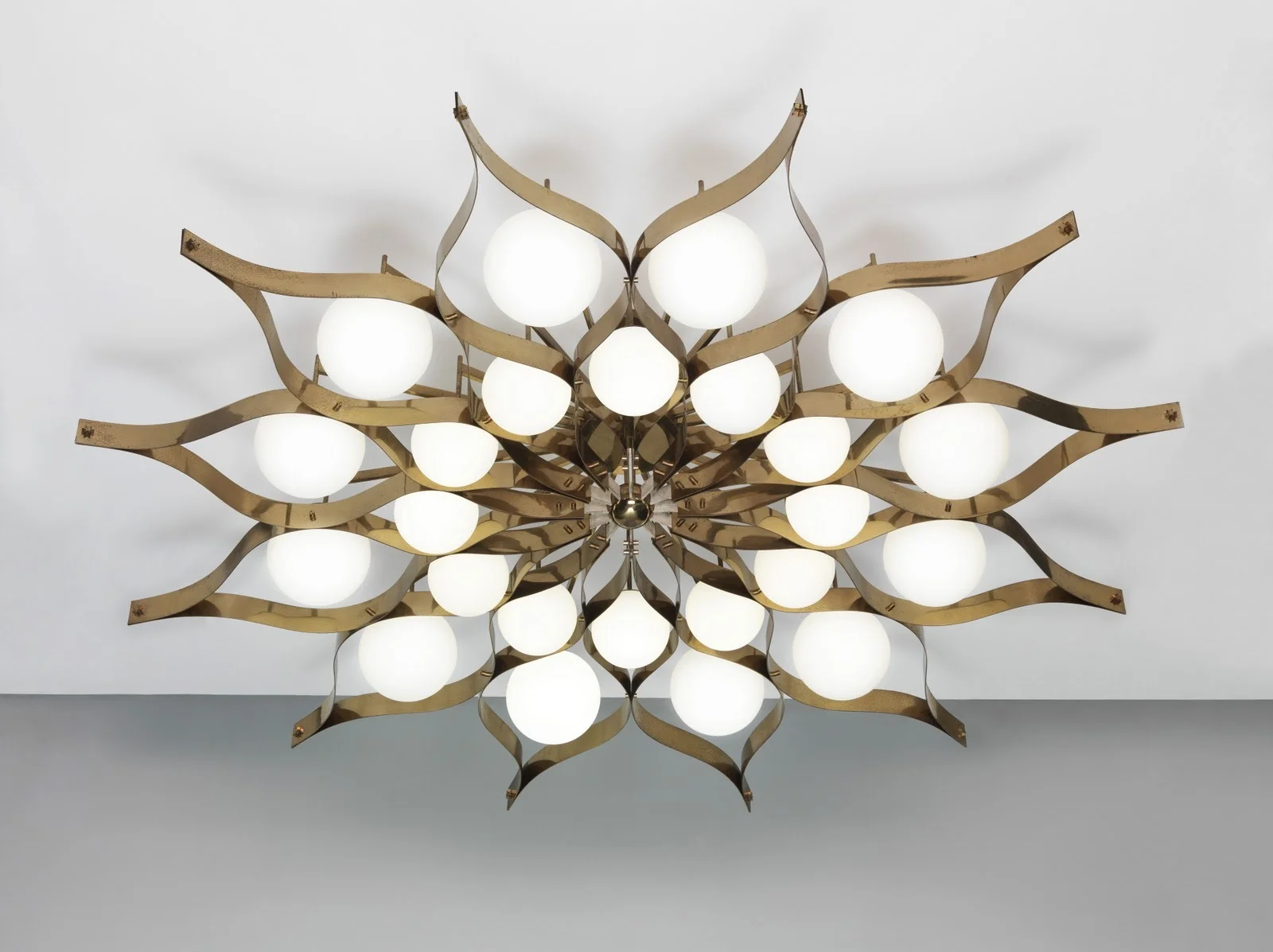 Flower Chandelier. Inspired by the Italian Designer, Gio Ponti.