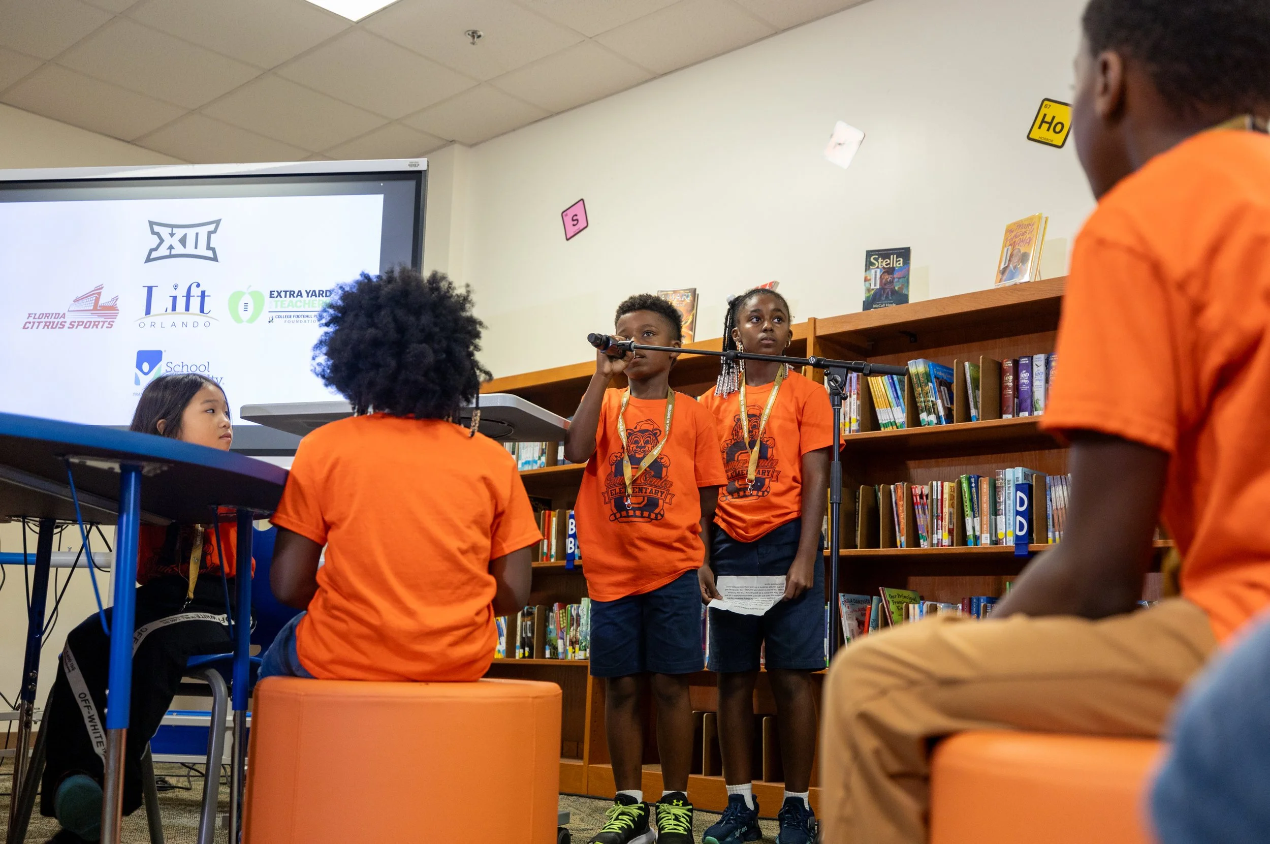 Orange Center Elementary Unveils new media center, STEM classrooms, and upgraded library.
