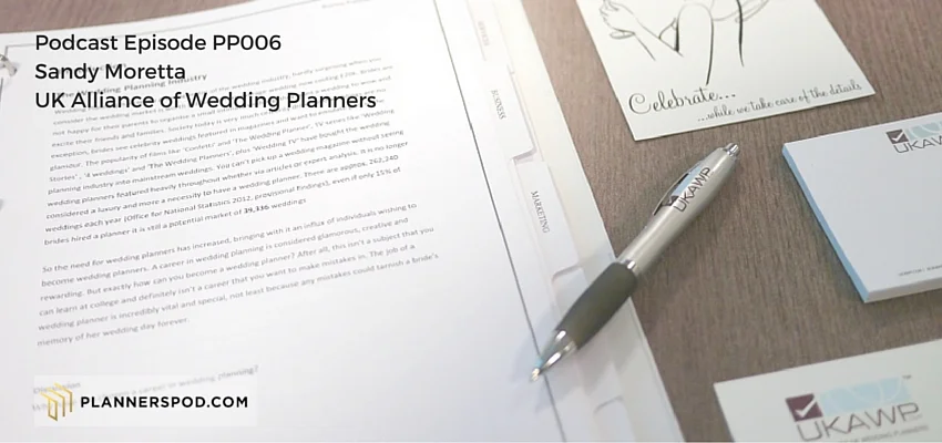 PP006 | Sandy Moretta | UKAWP - UK Alliance Wedding Planners