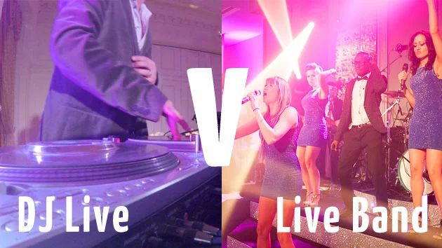 Party Band Hire versus DJ live