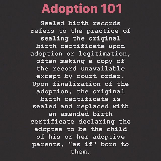 Did you know?
.
Depending on state law, an OBC is sealed and remains unavailable to the adopted person, even when they become an adult.
EPISODE 9 TOMORROW!!!!!!!!!
.
.
.
.
.
.
.
.
#adoption #adopt #adoptionstories #adoptee #adoptionjourney #adopteesr