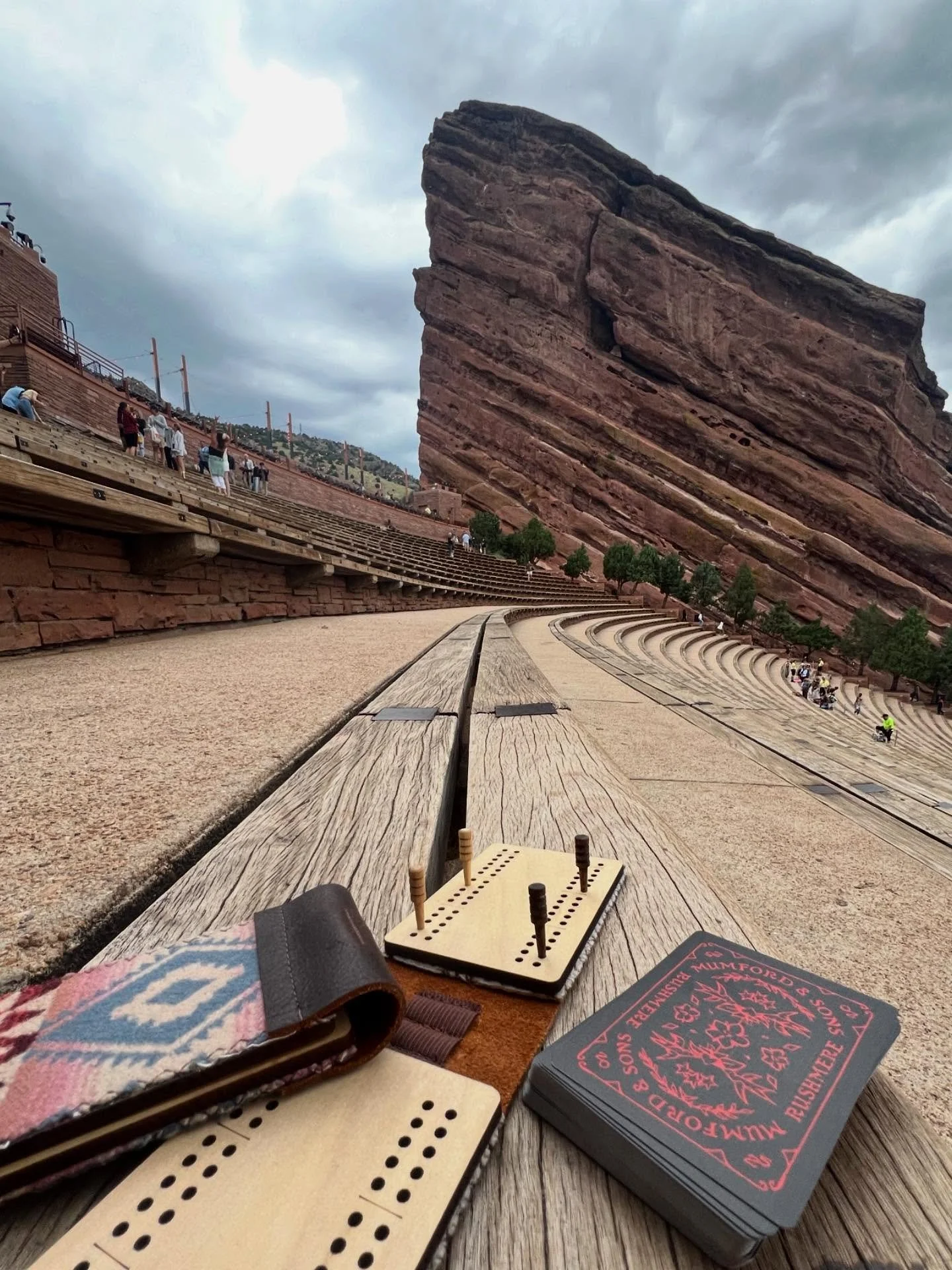 Cribbage made for wherever you wander. Until next time, Red Rocks. 

✨🎶⛰️

Also, when you forget a deck of cards to take photos of your cribbage boards while on a road trip but then @mumfordandsons comes in clutch with a deck ✨