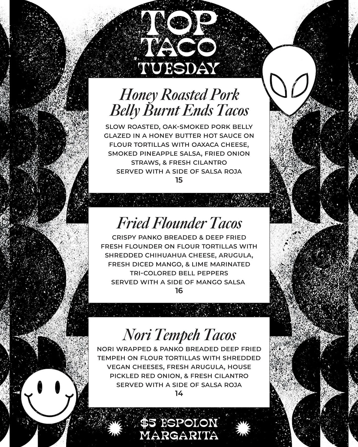 The Taco List™️ feat. The $5 Margarita (as is tradition) 🔗🍹🔗