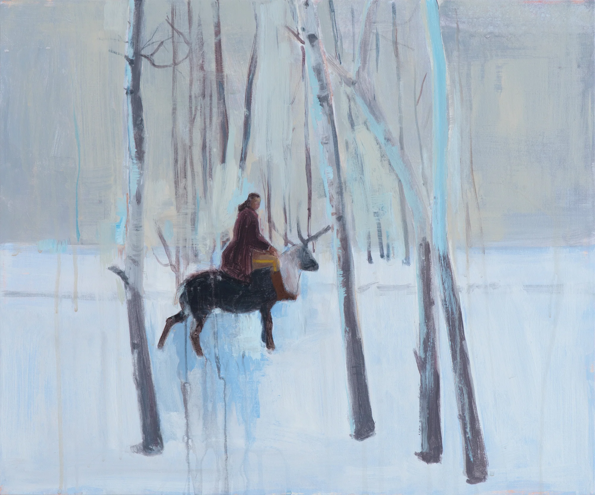 The Deserter, 2011, acrylic on canvas, 19” x 23”
