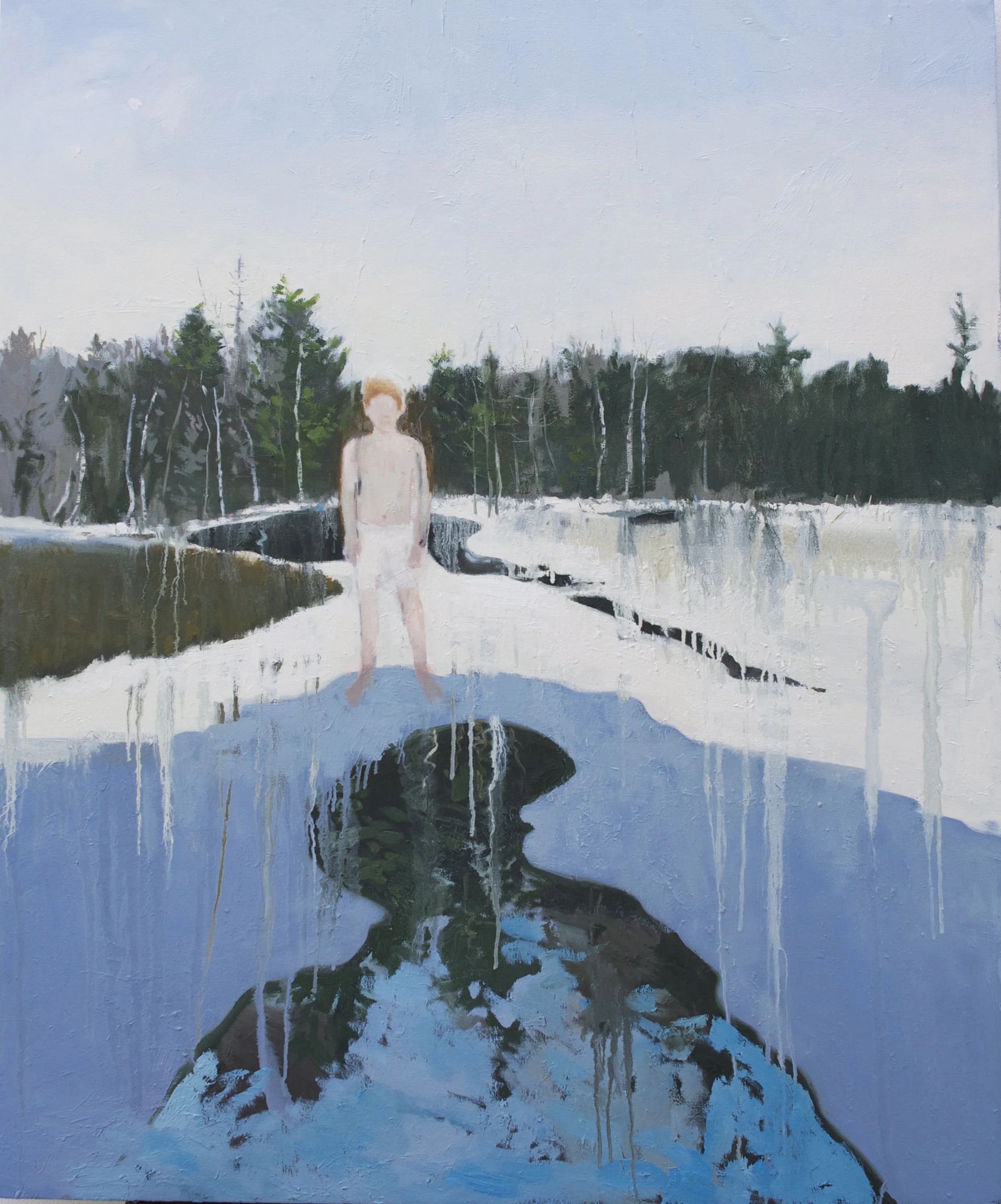Melt, 2012, oil on canvas, 54” x 48”