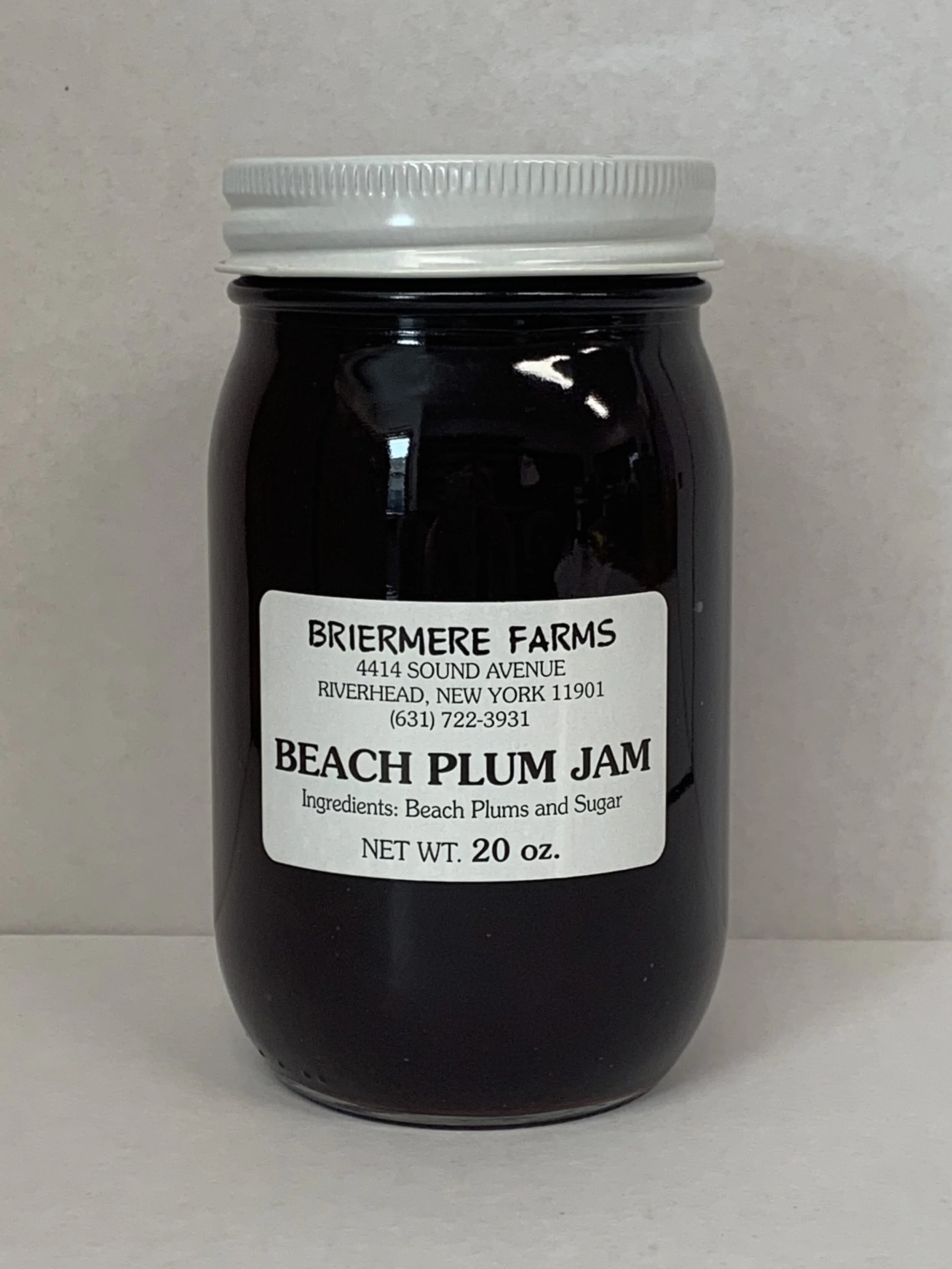 20 oz. Beach Plum Jam — BRIERMERE FARMS