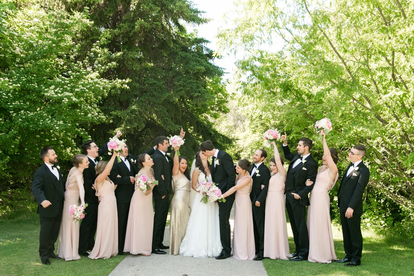Modern, church wedding at Stueckle Sky Center in Boise, ID