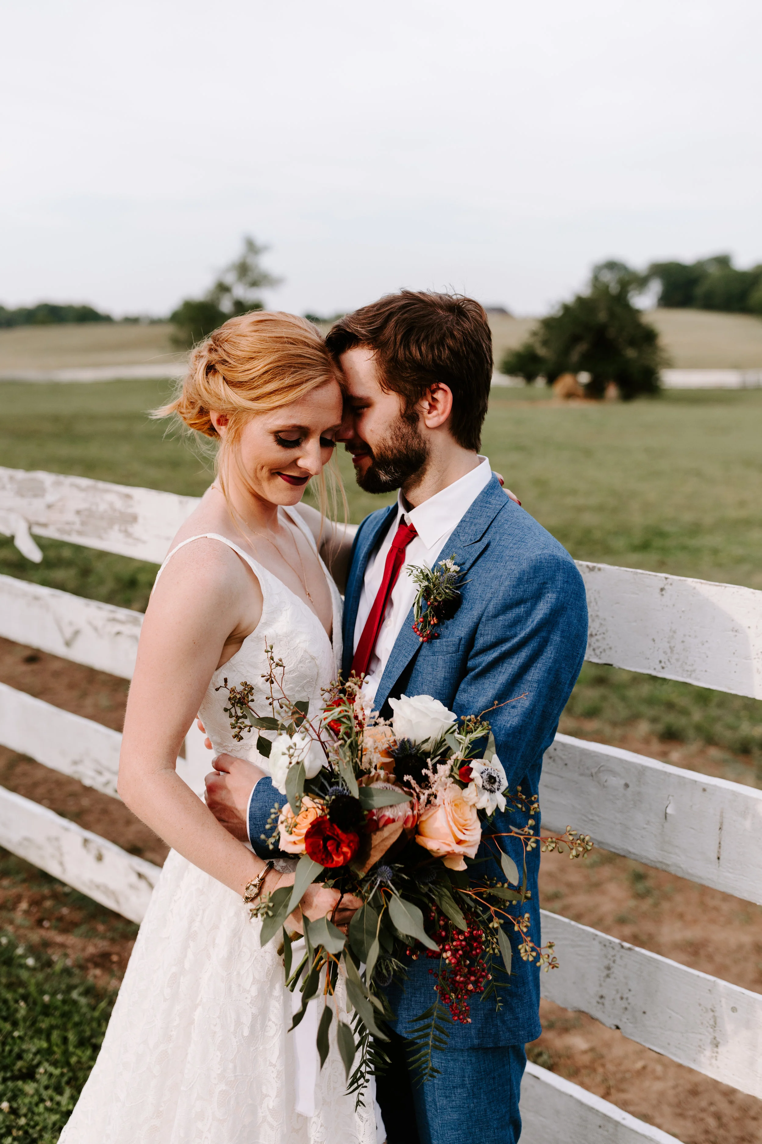 Rustic, jewel-toned wedding at Magnolia Village in Eagleville, TN