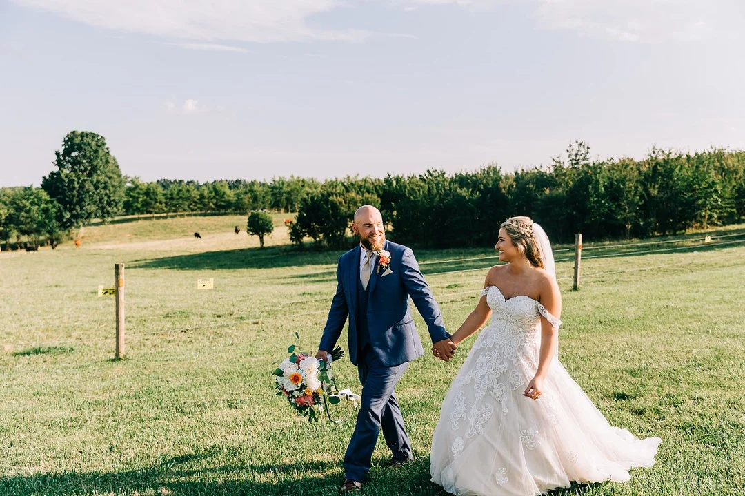 Rustic, country wedding at The Barn at Blueberry Hill in Elkin, NC