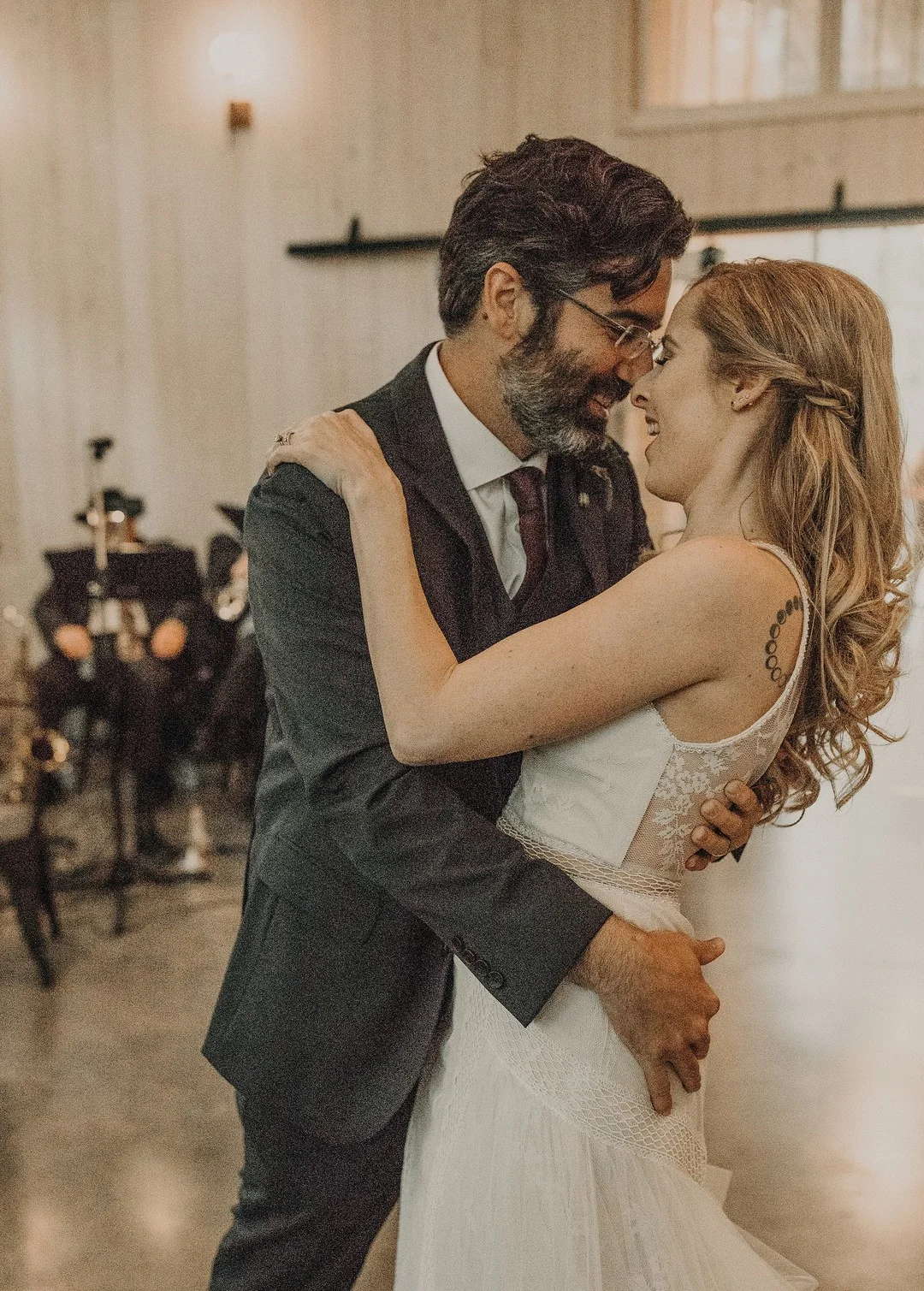 Bohemian, forest wedding at Dove Hollow Estate in Longview, TX