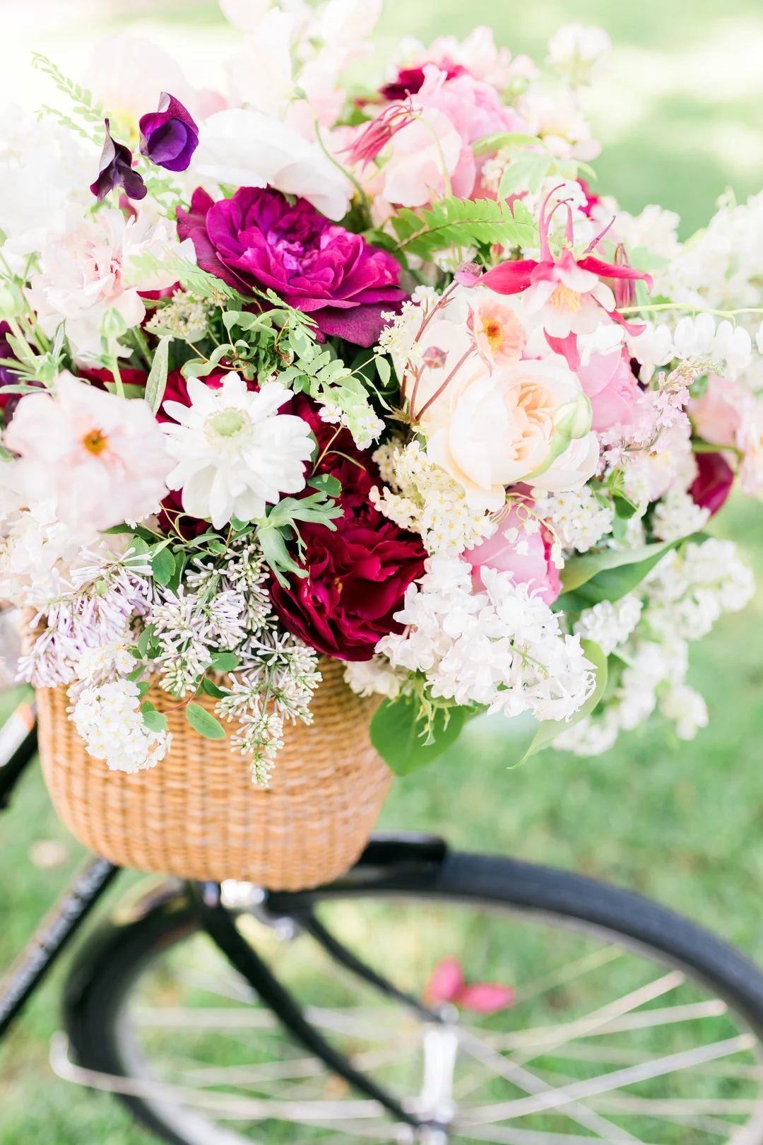 Summer, garden wedding at Woodstock Inn in Woodstock, VT