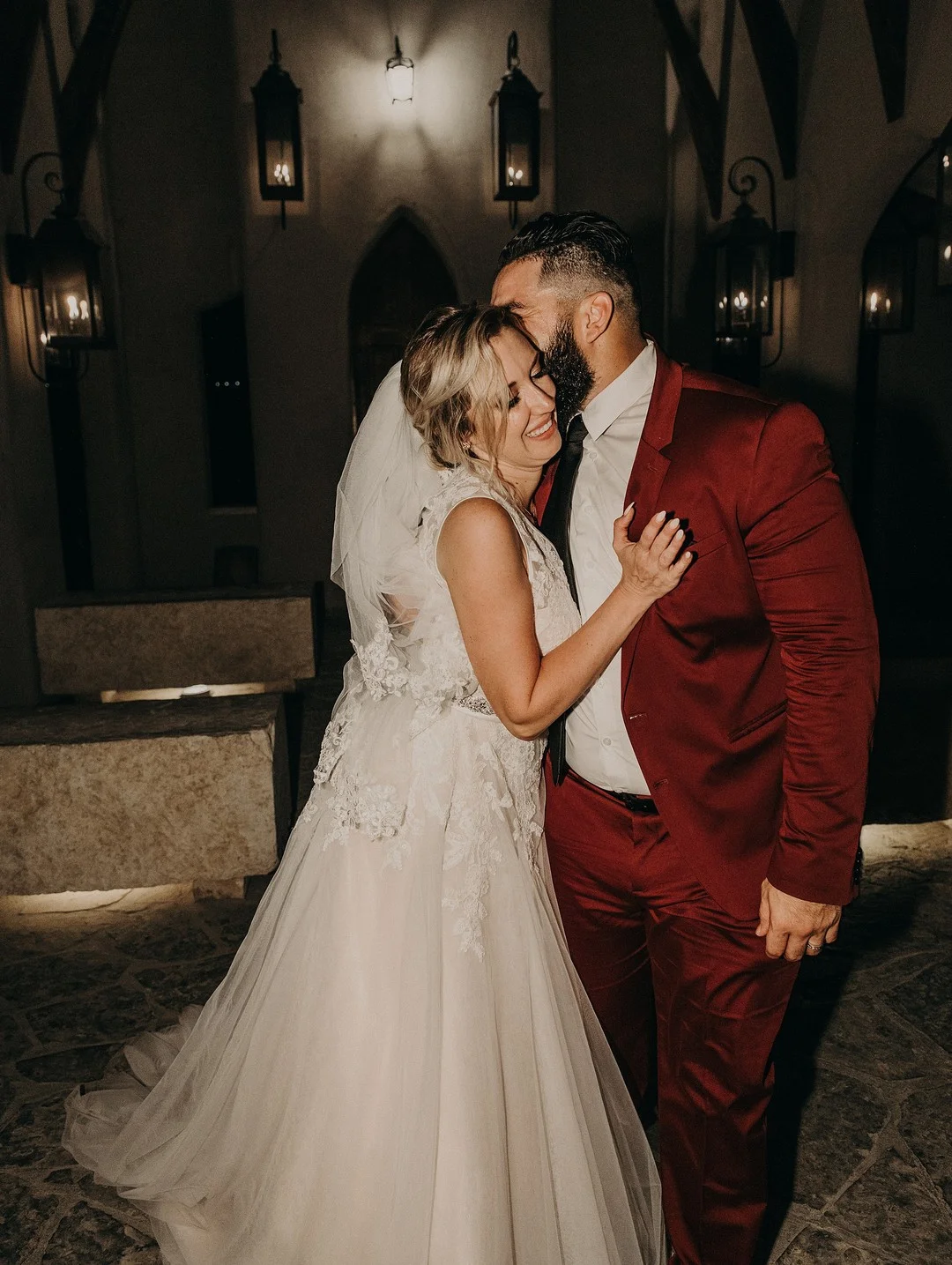 Outdoor, fall wedding at Chapel Dulcinea in Austin, TX