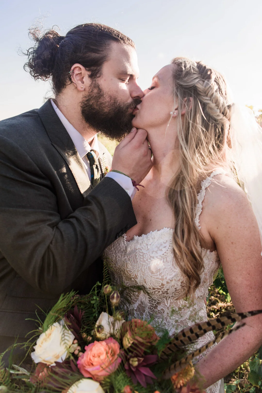 Bohemian, chic wedding at The Barn at York Hill in Shenandoah Junction, WV