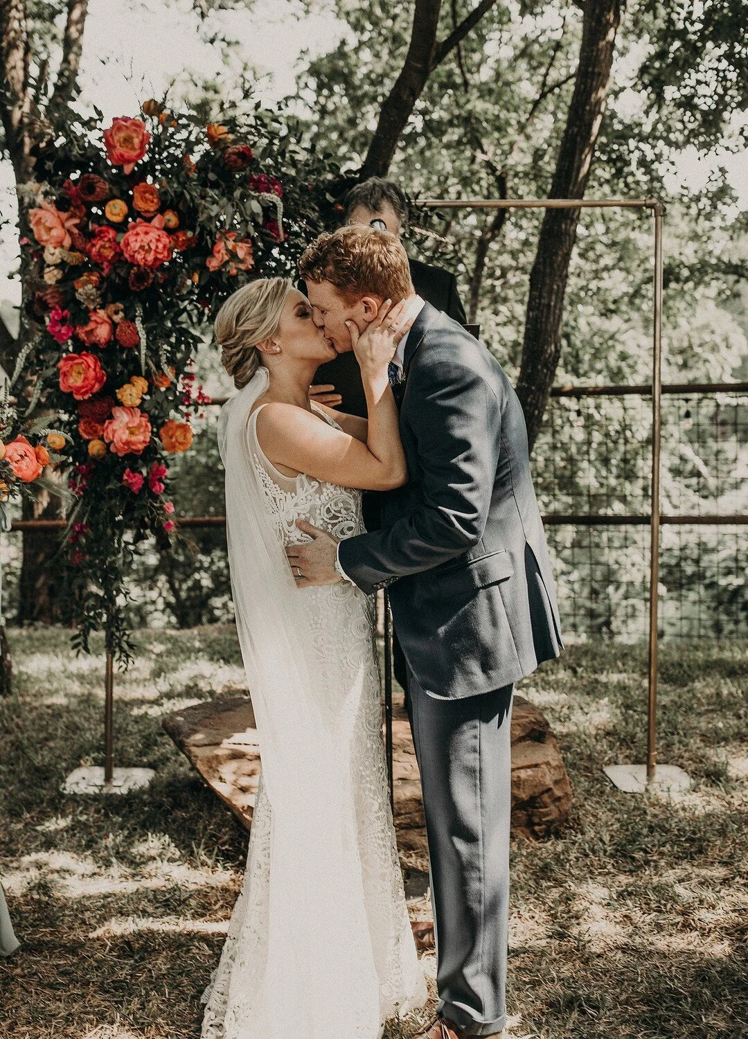 Bohemian, rustic wedding at Jacoby's in Austin, TX
