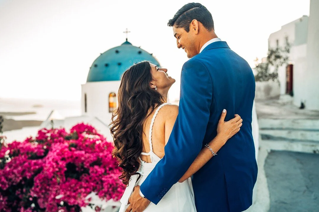 Oceanside, destination wedding at Santorini GEM in Santorini, Greece
