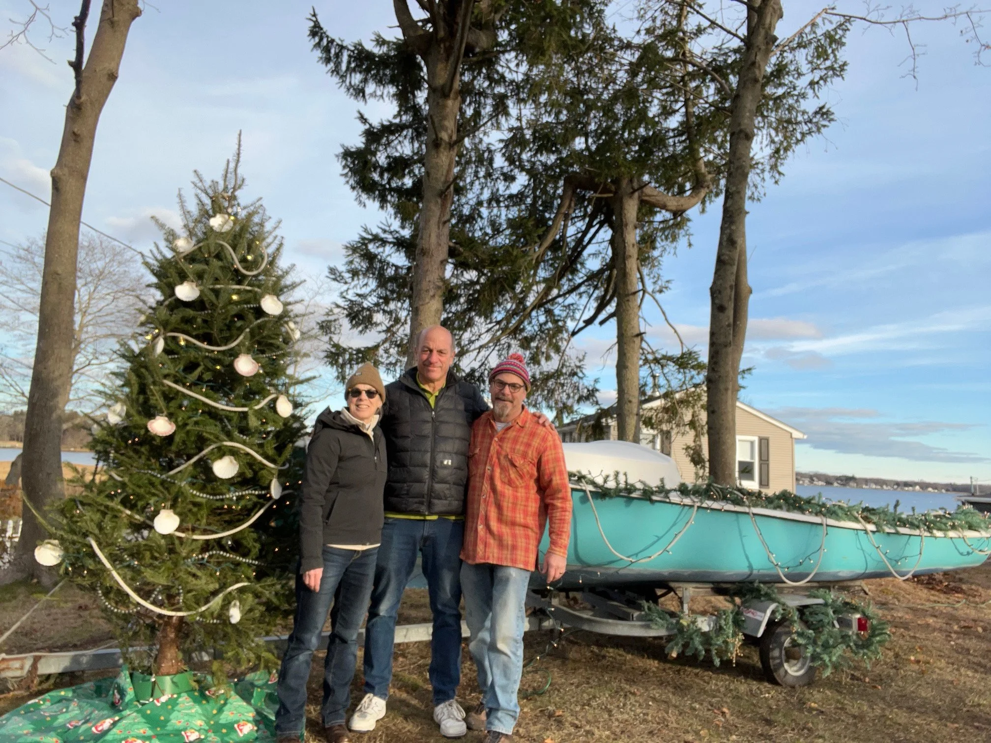 xmas tree and boat.JPG