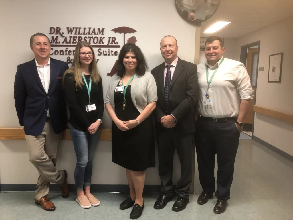 (L to R) MIchael Webb, Amanda Barela, Karen Zobel, Matt McGarvey, and Brian Zeidan