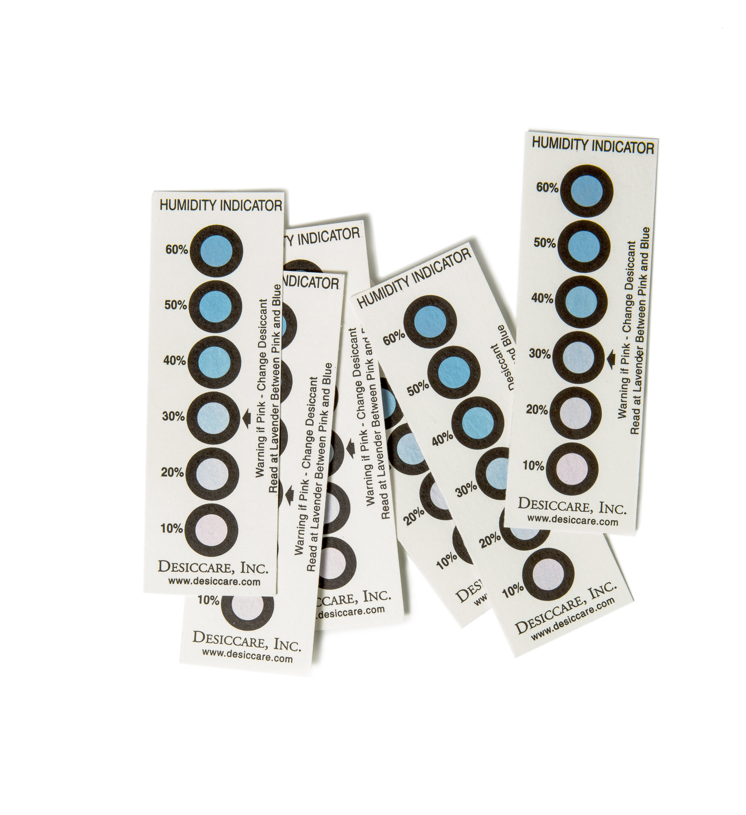 Humidity Indicator Cards  3 Spot, 30%-50% RH — Hydrosorbent Desiccant  Dehumidifiers