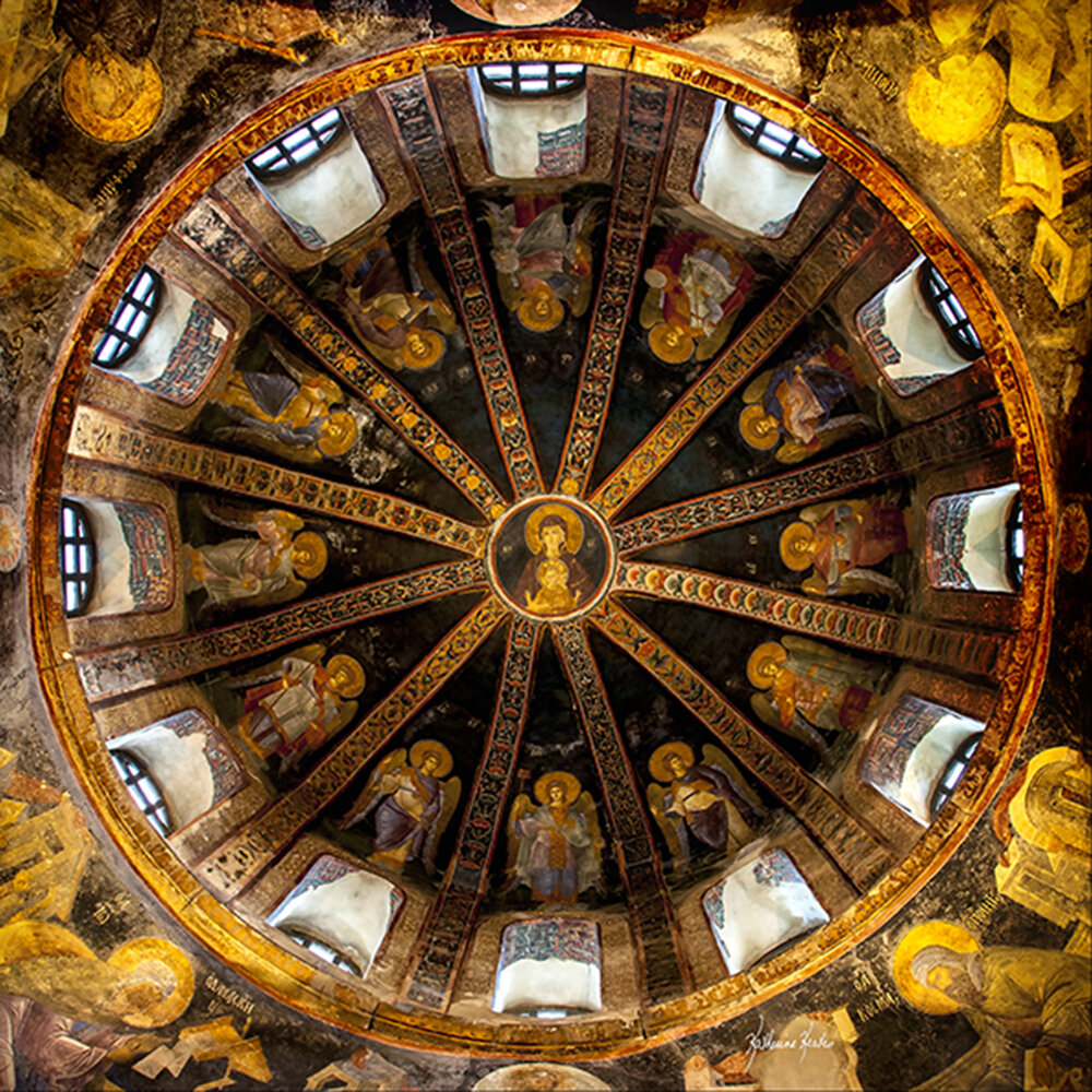 Attendant Angels, Chora Dome, Istanbul