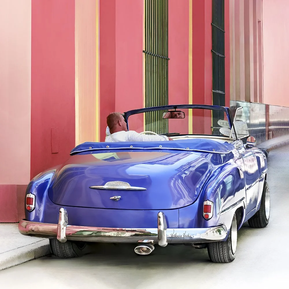 Purple Taxi - Cuba
