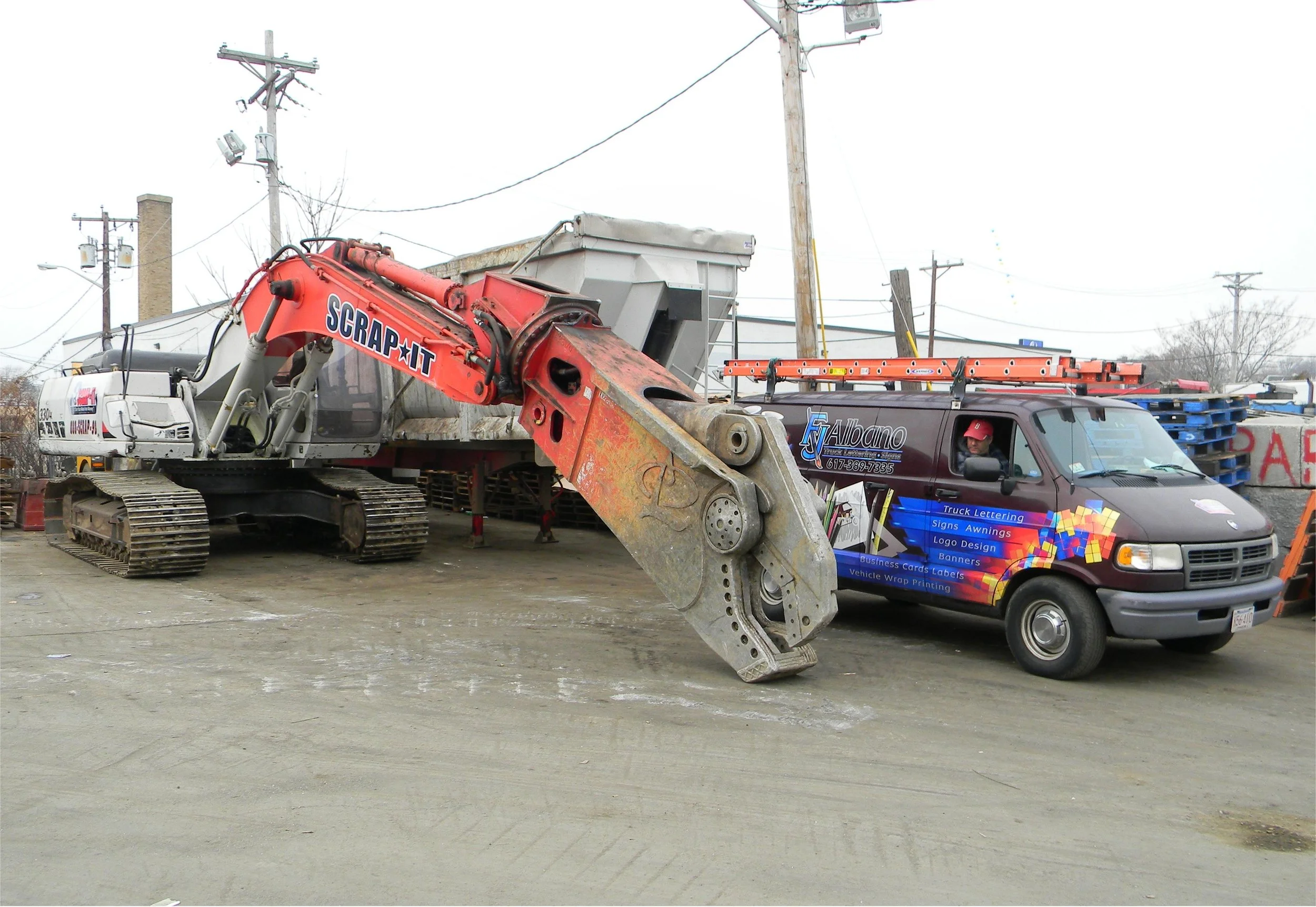 Scrapit machine with van.jpg